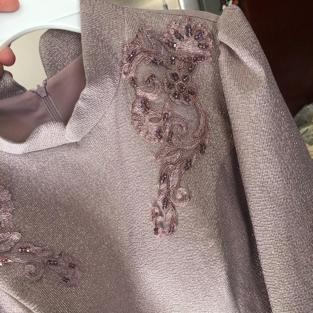 Evening maxi shiny dress - Picture 4 of 8